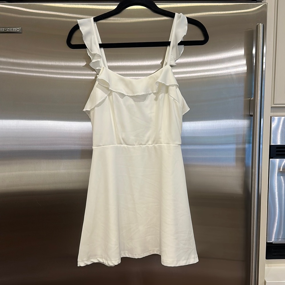 SUPERDOWN white dress women’s size small